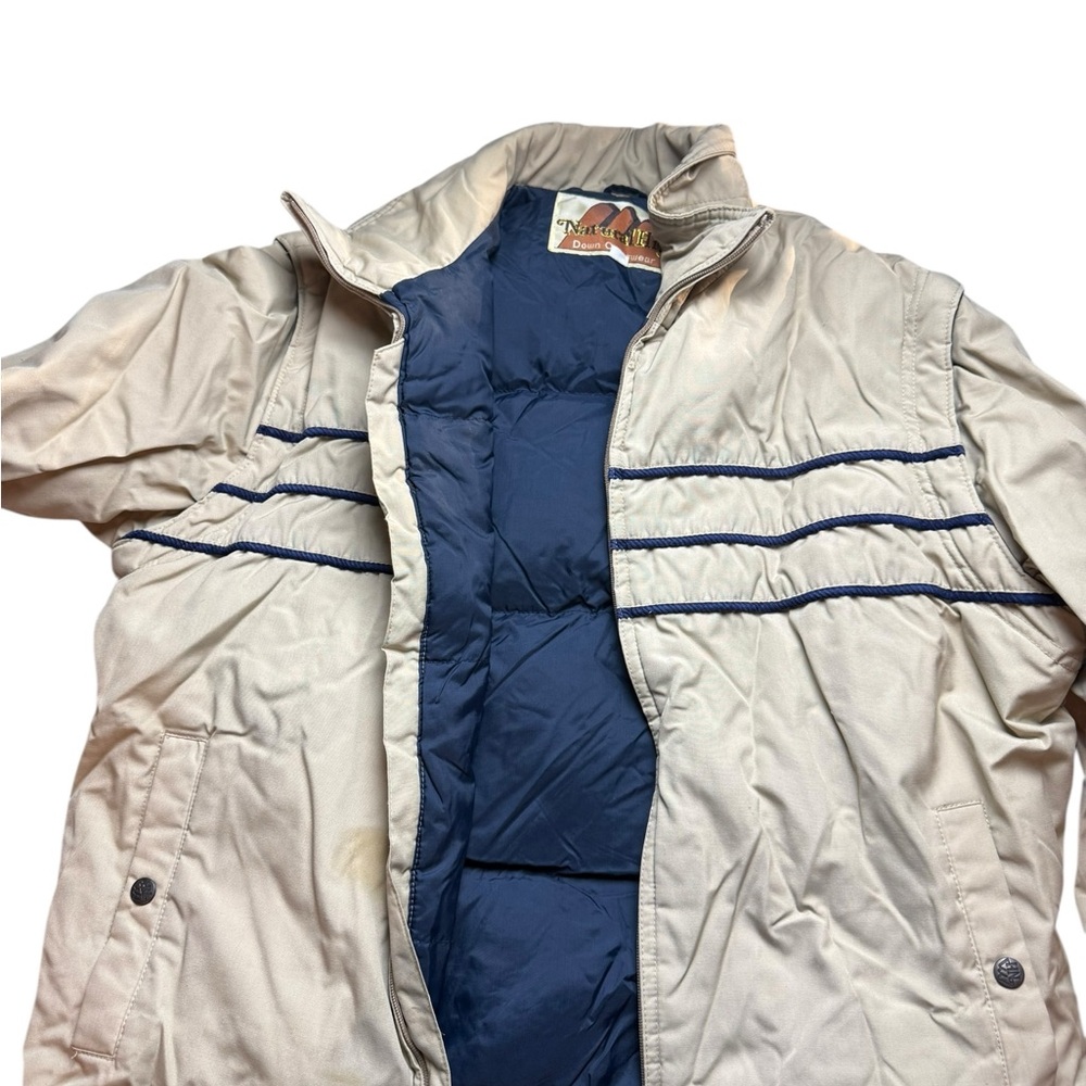 Vintage 70-80s Natural High Down Puffer Outerwear Jacket Men L
